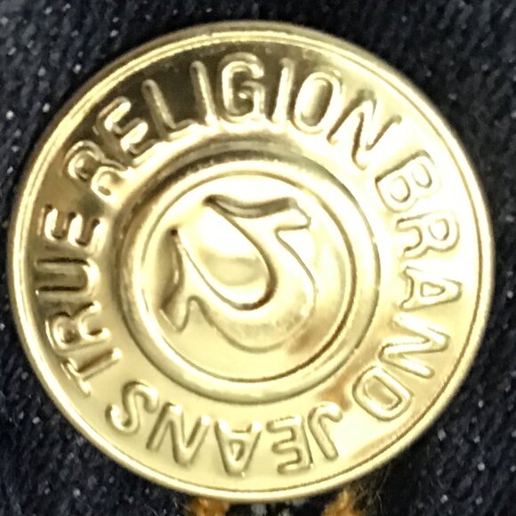 True Religion Halle Super Skinny Dark Wash Jeans Size 28 - Picture 5 of 13